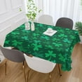 thumbnail image 5 of Coolnut St Patrick Clovers Shamrocks Tablecloth Rectangle Colorful Table Cloth Large Square Table Cover for Dining Kitchen Party 60"x108" Decor Gift, 5 of 7