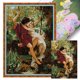 thumbnail image 1 of (R198) Hilo Algodón Ecológico Bordado 14CT 2 Hebras Impresión 53x75cm Kit Serie Personajes Punto Cruz Good Times, 1 of 9