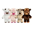 thumbnail image 4 of Cow Stuffed Animal, Running Pose Stuffed Animal Toy, Adorable Fluffy Cow Plush Toy, Soft Farm Stuffed Animal Plushies, Running Stuffed Animal for Stress Relief and Emotional Support, Brown, 11.8 Inch, 4 of 4