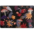 thumbnail image 4 of SKYSONIC 36x24in Dark Autumn Mushroom Area Rug, Maple Leaf Non-Slip Floor Carpet for Indoor Living Dining Room Bedroom, 4 of 7