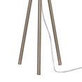 thumbnail image 4 of Benjara Table Lamp with Tripod Stand and Round Shade, Brass, 4 of 5