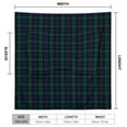 thumbnail image 3 of Blackwatch Tartan Modern Cute Blue And Green Plaid Bathrobe Plush Bathrobe Cozy Unisex Winter Bathrobe Warm Water Absorbent, 3 of 9