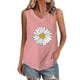 thumbnail image 1 of Tops de Lino para las Mujeres Pequeña Impresión Cuello Redondo Botón Arriba Manga Corta, Tops Cortos para las Mujeres, 1 of 4