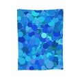 thumbnail image 1 of Blue Light Scattered Seamless Throw Blanket, Super Soft Anti-Pilling Flannel Blankets, 40"x30", 1 of 8