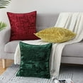 thumbnail image 4 of 2 Pcs Velvet Throw Pillow Covers, Soft Jacquard Throw Pillow Case Cushion Case, 4 of 7