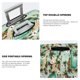 thumbnail image 3 of Fotbe Colorful Hawaii Palms Funda Protectora para Equipaje, Antirrayones y Resistente a la Suciedad, Compatible con Maletas de 18 a 32 Pulgadas-Small, 3 of 7