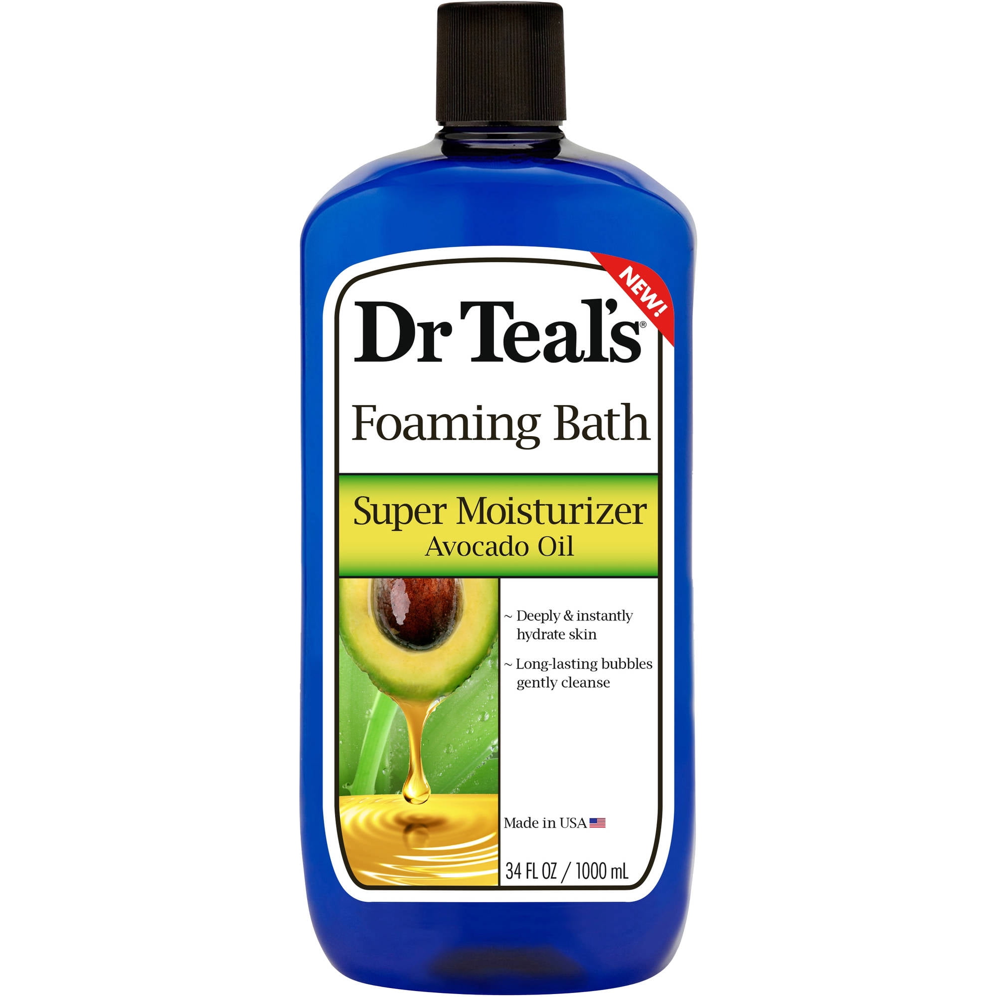 Dr Teal's Super Moisturizer Avocado Oil Foaming Bath, 34 fl oz eBay