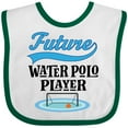 thumbnail image 3 of Inktastic Future Water Polo Player Boys Baby Bib, 3 of 4
