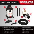 thumbnail image 4 of Shop-Vac 12 Gallon 5.5 Peak HP Stainless Steel Wet Dry Vacuum 5989505, 4 of 14