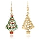thumbnail image 5 of 1 par de pendientes de Navidad, regalos de joyería de vacaciones para mujeres y niñas, gota de joyería árbol de Navidad Yuyangstore pendiente de tema navideño, 5 of 8