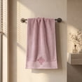 thumbnail image 4 of Aufmer 13.3 X 29.1 Inch Embroidered Pure Cotton Towel Elegant Pattern Design Thickened Practical Feature For Summer Student Dorm Daily Living Cleaning Use, 4 of 6