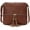 Brown, variant on Crossbody Bag for Women Lightweight Dome Shoulder Bag Retro Leather Satchel Wallet for Work Travel