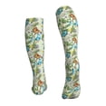 thumbnail image 2 of Bixox Meadow Plants And Butterflies Print Compression Socks,Compression Socks Women & Men Circulation for Medical,Running,Athletic, 2 of 7