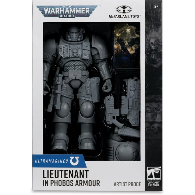 Warhammer 40000 7 Inch Action Figure Wave 11 - Lieutenant In Phobos Armour (Ultramarines) Artist Proof