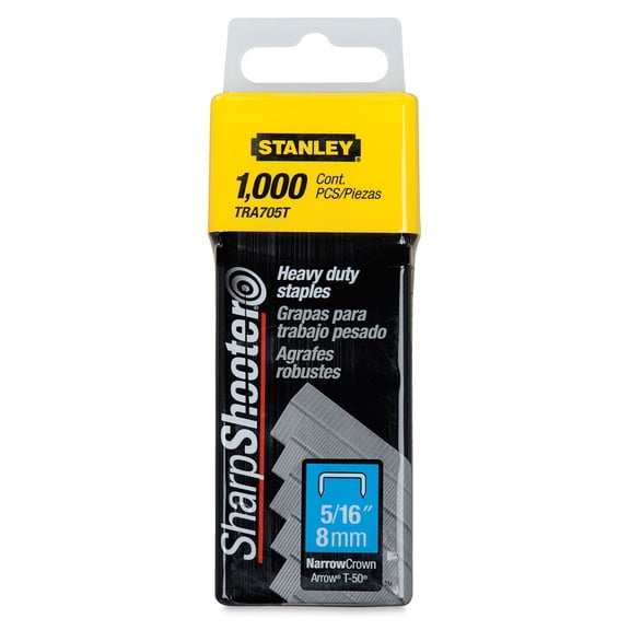 Stanley Heavy-Duty Staples - 5/16", Box of 1000