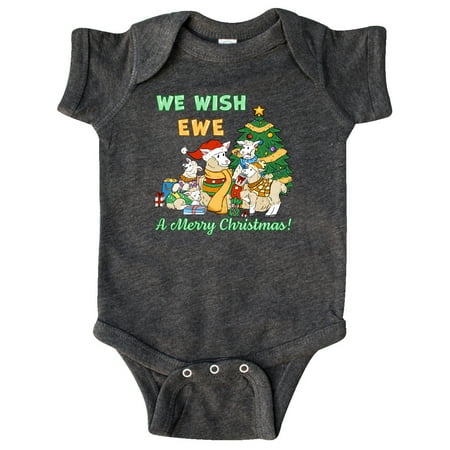 

Inktastic We Wish EWE A Merry Christmas Gift Baby Boy or Baby Girl Bodysuit
