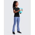 thumbnail image 3 of CRZ YOGA Girls Seamless Short Sleeve Athletic T Shirts Active Sports Casual Tees Crew Neck Kids Teen, 3 of 6