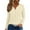 Beige, variant on yunLCZ Women Shirts Womens Summer Tops Fashion 2025 V Neck Print Shirts Casual Button Down Long Sleeve Blouses Women's Short Sleeve Shirts Beige L