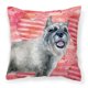thumbnail image 1 of "Treasures BB9749PW1414 Schnauzer Outdoor Canvas Pillow, Love is a Dog" Caroline's Treasures BB9749PW1414, 1 of 1