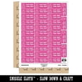 thumbnail image 2 of Ruff Rough Draft Final Checklist Teacher Student School Sticker Set - Hot Pink - Matte Finish - 1.5" Small, 2 of 7