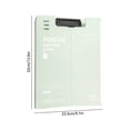 thumbnail image 3 of Yrmaups A4 Writing Board Clip for Study, Standing File Clipboard with Paper Storage, Reusable Writing Pad for Study, Office, Home, Travel, 3 of 6