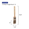 thumbnail image 4 of Paint Brushes Pro Grade, paquete de 12 brochas angulares de 1,5 cm, 4 of 5