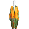 thumbnail image 3 of WeHello Women's shirt peacock print kimono long style clothes summer casual swimsuit cardigan, 3 of 5
