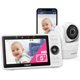 thumbnail image 1 of JOYIN Upgraded- VM901 WiFi Baby Monitor, 5-inch 720p Display, 1080p Camera, True-Color DayVision, HD NightVision, lly Remote Pan Tilt Zoom, 2-Way Talk, Free Remote Access, Works with iOS, Android, 1 of 5