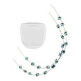thumbnail image 2 of yuksok 2 Pieces Temporary Tooth Decoration Fashion Brace for Demonstration Teaching Light Blue, 2 of 9