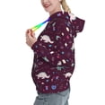 thumbnail image 2 of Haiem Space Dinosaur for Women's Fashion Hoodies & Sweatshirts with Kangaroo Pocket,Hooded Sweatshirt with Eye-catching Drawstrings-X-Large, 2 of 7
