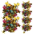 thumbnail image 1 of Miangastore Cheerleading Pompoms Assorted Color Pet Plastic 6Pcs, 1 of 9