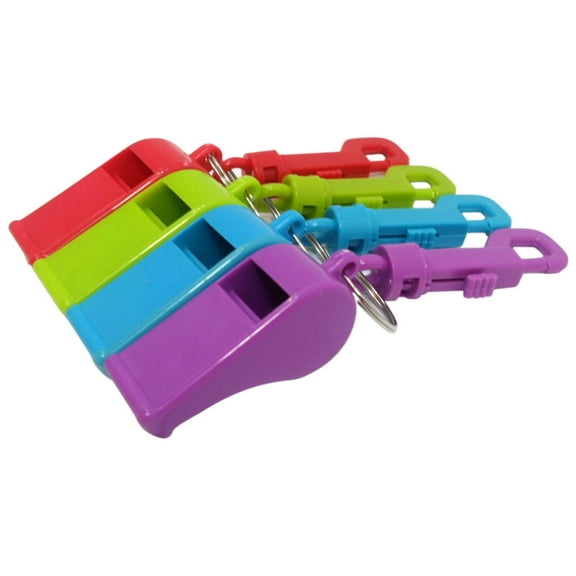 SCURRY (2 Pack) 4-Piece Whistle Set | Loud & Clear Signaling | Multipurpose | Compact Design | Pack of 2 Sets (Total 8 Whistles Included)