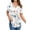 Multicolor DH6, variant on Women's Boho T-Shirts V-Neck Loose Basic Tee Button Comfy Shirts Casual Daily Wear
