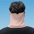 thumbnail image 7 of Women's Sun Protection Face Mask, Ice Silk Breathable UV Neck Gaiter and Face Cover, Lightweight for Outdoor Activities, Travel, Cycling, and Sun Exposure-Pink, 7 of 7