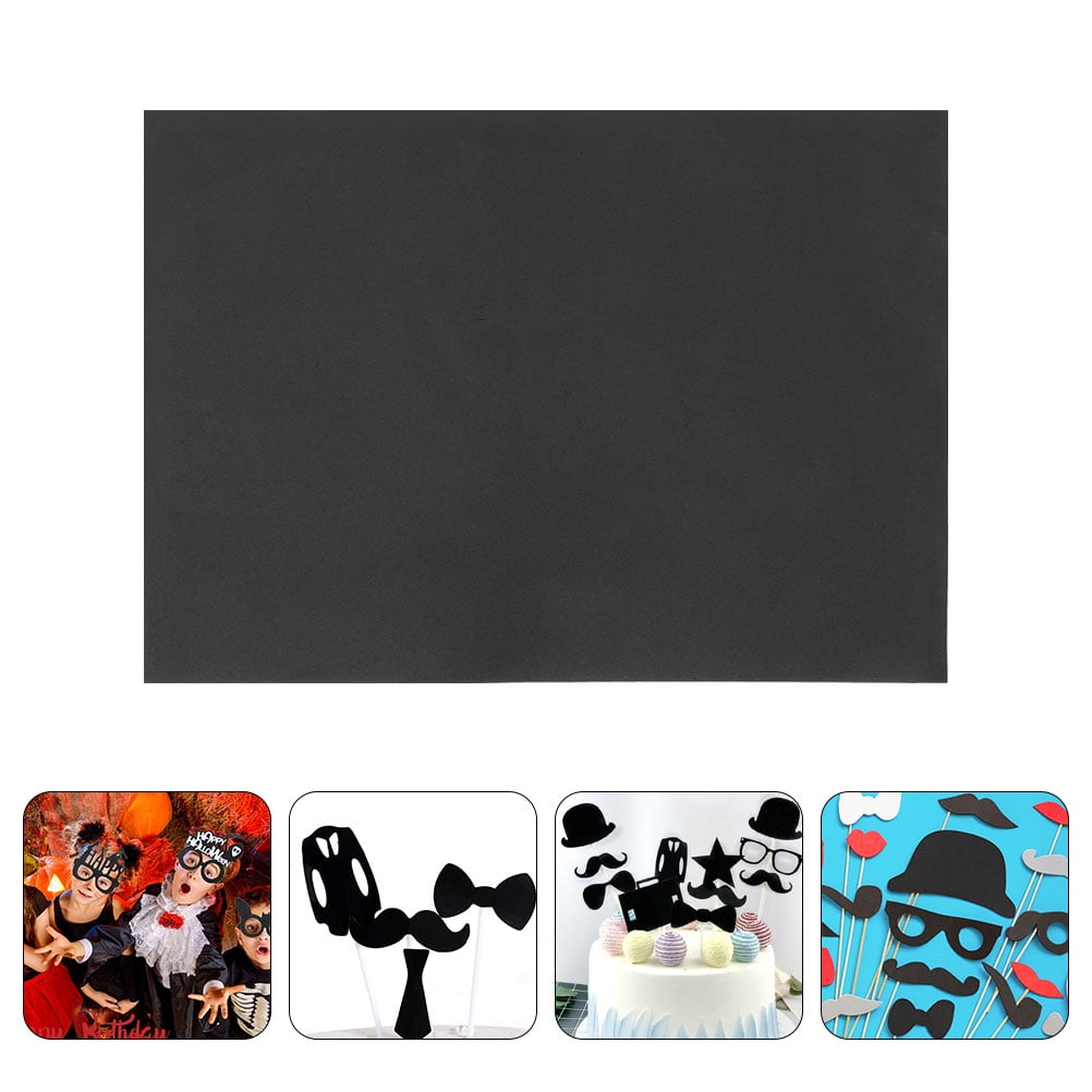Raindrops 10 pcs Black Eva Foam Sheets Cosplay Foam Paper Craft Foam Sheets Foam Boards For Cosplay Halloween Costumes Arts And Crafts Projects