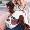 thumbnail image 2 of Peluche Basic Fun Pound Puppies Crema con Manchas Marrón, 2 of 7