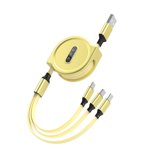 Apple/Android/Type-c Charging Cable 3 in 1 Retractable Data Cable Mobile Phone Retractable Charging Cable