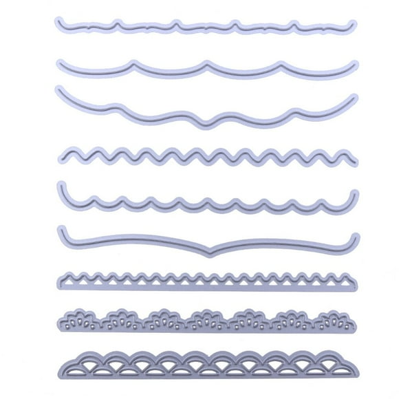 Miangastore Cutting Dies Metal Stencil Template Mould DIY Metal Embossing Stencil For Album Scrapbooking Paper Art Craft Decor (Lacework)