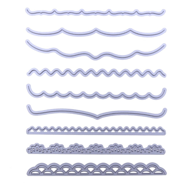 Miangastore Cutting Dies Metal Stencil Template Mould DIY Metal Embossing Stencil For Album Scrapbooking Paper Art Craft Decor (Lacework)