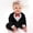 Black, variant on Toddler Kid Jumpsuit Pants Clothes Toddler Baby Boys Cotton Long Sleeve Gentleman Outfit Tie Print Casual Jumpsuit Summer Jumpsuit For Girls Boys