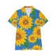 thumbnail image 5 of Camisa de Manga Corta Vestido para las Mujeres Camisas Hawaianas Botón Arriba Blusa de Playa de Verano Casual, Top de Vacaciones Fresco, 5 of 6