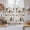 Beige, variant on Japanese Style Tier Curtains 54 Inch Length, Vintage Cartoon Cat House Trees Flowers Cafe Short Curtains for Bathroom Over Sink, Small Kitchen Curtain Light Filtering Drapes 2 Panels 27.5"Wx54"L