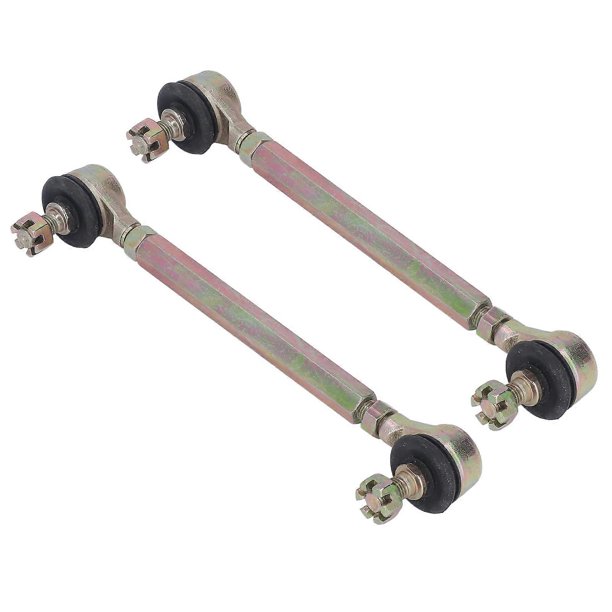 2 Pcs Tie Rod Ball Joint M10 10mm Thread Steel Alloy Sway Bar End Set for 50cc 70cc 90cc 110cc ATV Four Wheeler Quad