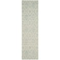 thumbnail image 3 of SAFAVIEH Marbella Alicia Geometric Diamonds Wool Area Rug, Light Blue/Ivory, 5' x 8', 3 of 7