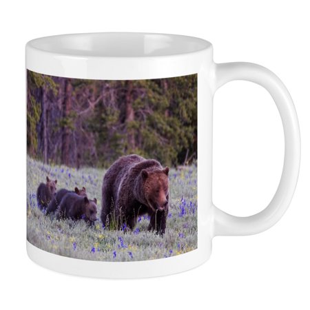 

CafePress - Grizzly Bear 399 Mug - Ceramic Coffee Tea Novelty Mug Cup 11 oz