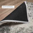 thumbnail image 6 of Addison Rugs Dream Shag Premium Machine Washable Transitional Abstract Black Rectangle Rug, 3' x 5', 6 of 8