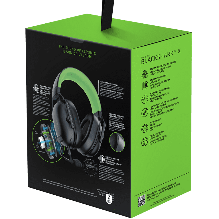 Razer BlackShark V2 X Wired Esports Multi-Platform Gaming Headset
