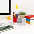 thumbnail image 1 of FESTFENDS Perpetual Standing Calendar Desk Ultra Thin Metal White Desktop Date Display for Home, 1 of 6