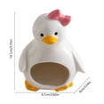 thumbnail image 3 of Leodye 1PCS Cute Duck Storage Ornament Desktop Decoration for Home Living Room Bedroom -5.55x3.82x3.54in, 3 of 6