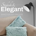 thumbnail image 3 of Cheer Collection Shaggy Long Hair Throw Pillows - Super Soft and Plush Faux Fur Lumbar Accent Pillows - 12 x 20 - Set of 2, 3 of 8